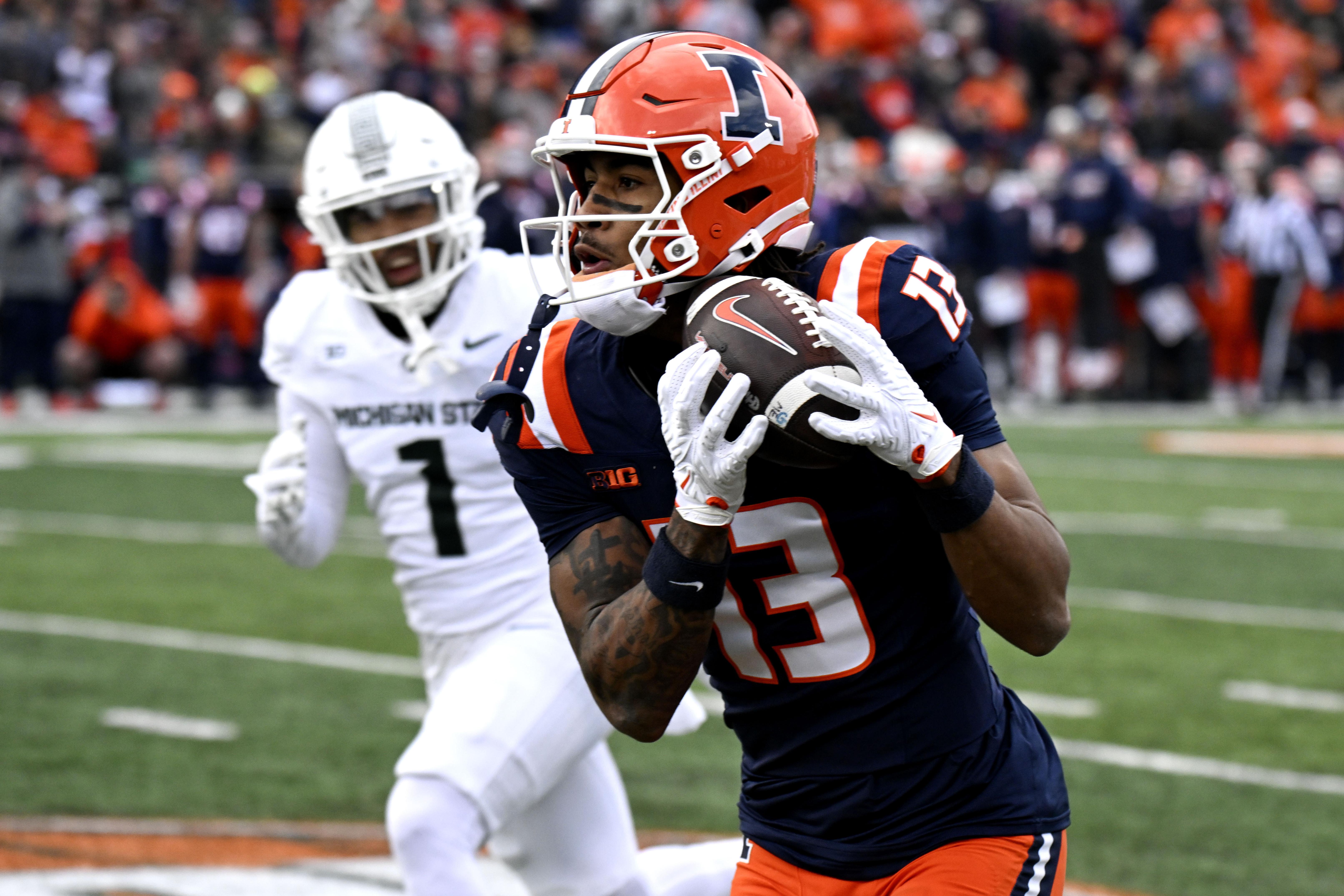 Michigan St Illinois Football