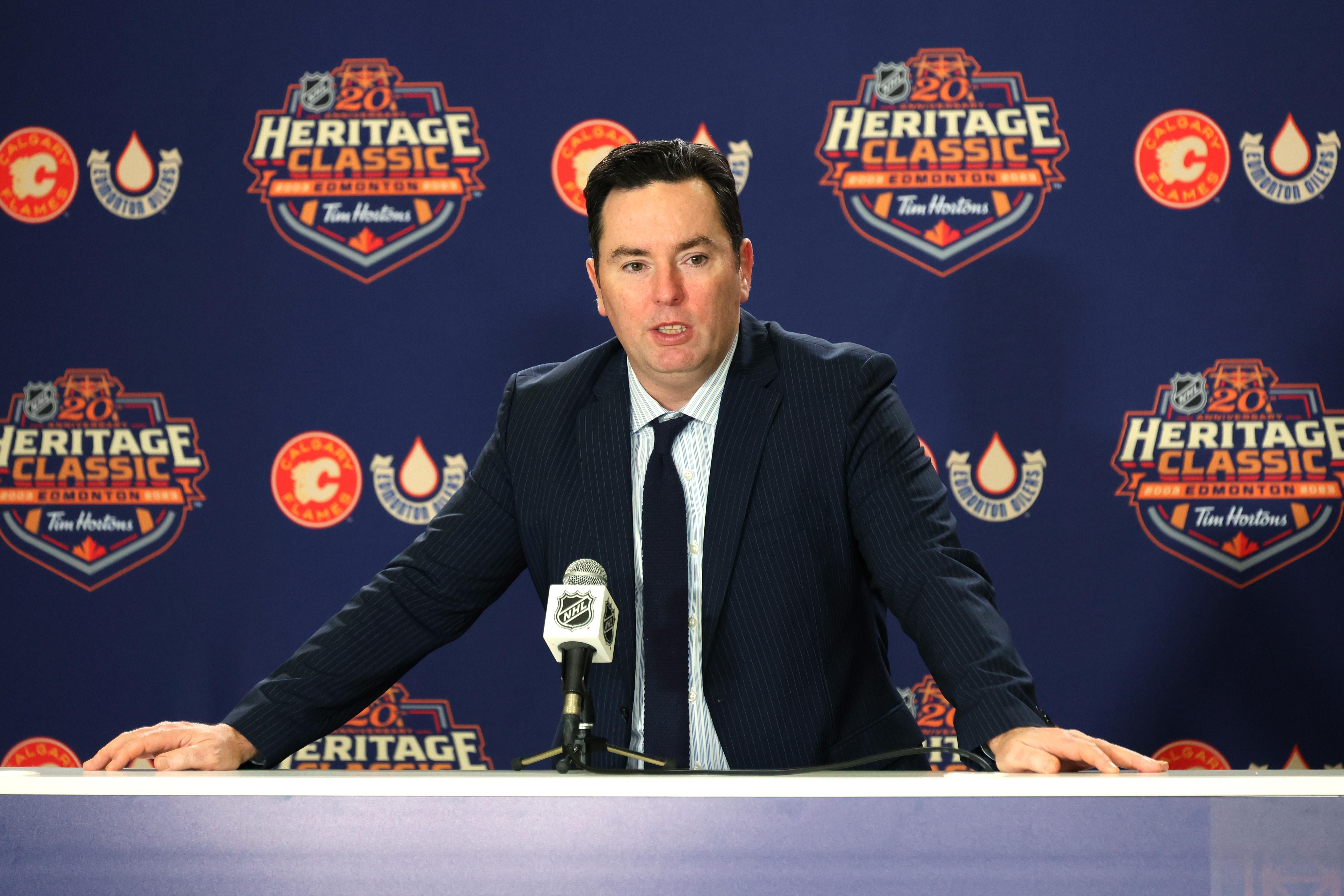 2023 Tim Hortons NHL Heritage Classic - Calgary Flames v Edmonton Oilers