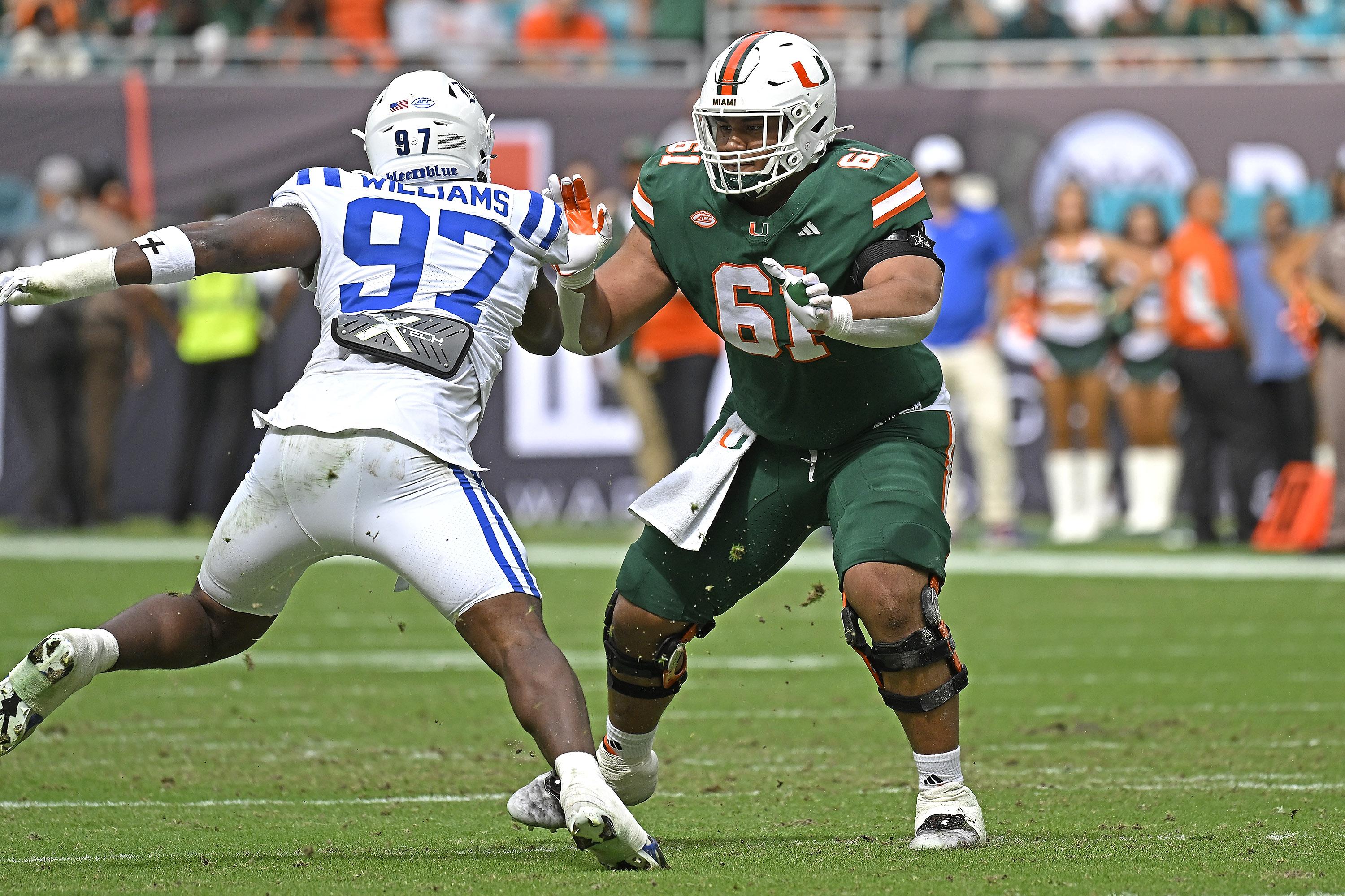 COLLEGE FOOTBALL: NOV 02 Duke at Miami