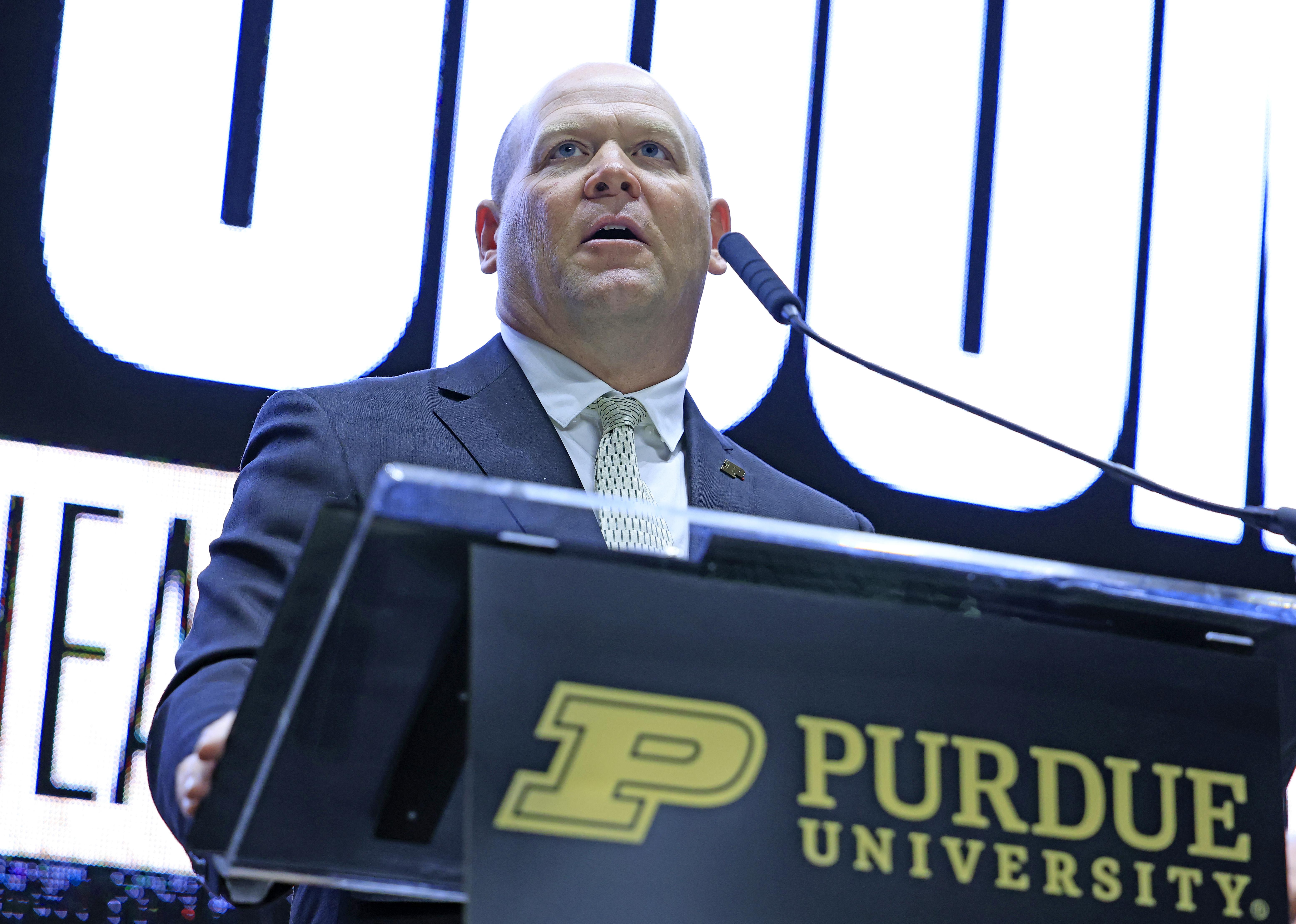 Purdue Boilermakers Present New Football Coach Barry Odom