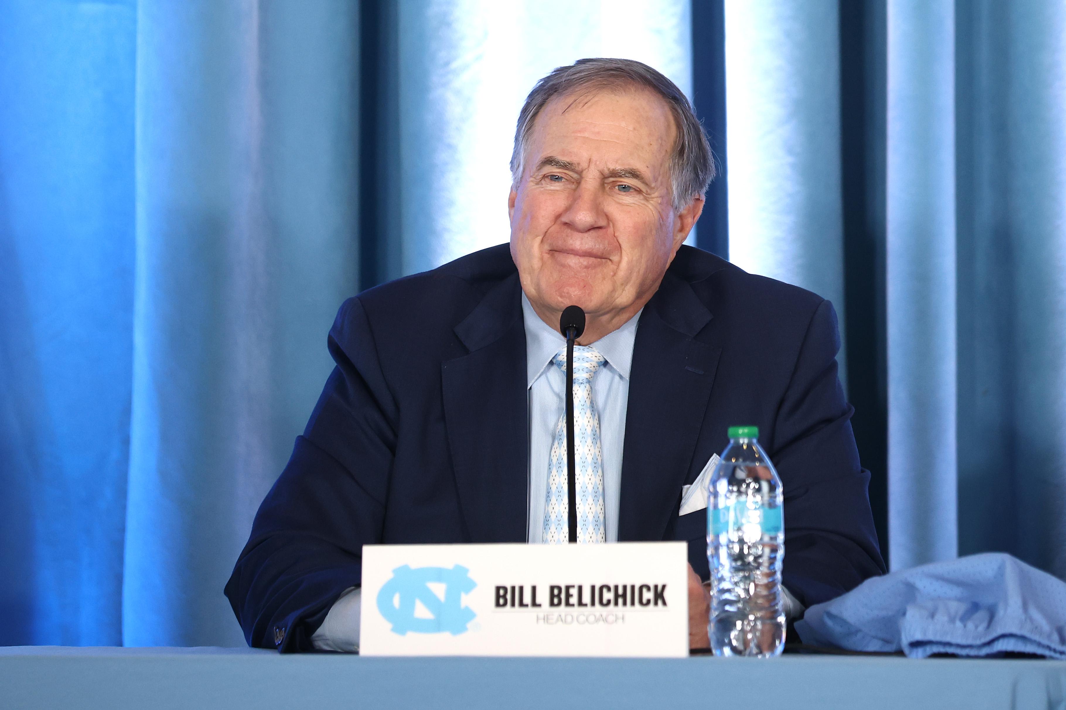 North Carolina Tar Heels Present New Football Coach Bill Belichick