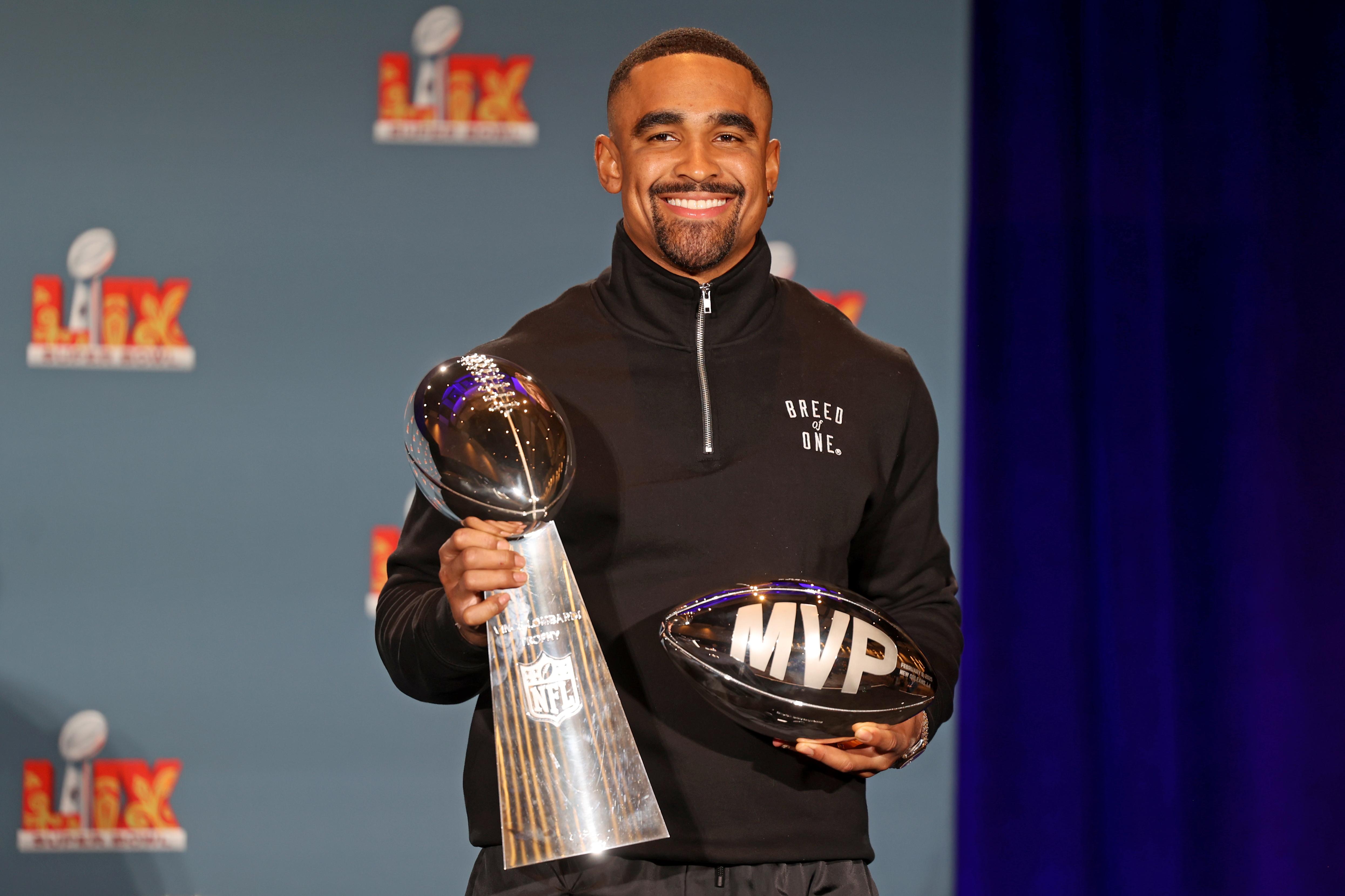 Super Bowl Handoff & Winning MVP & Head Coach Press Conference