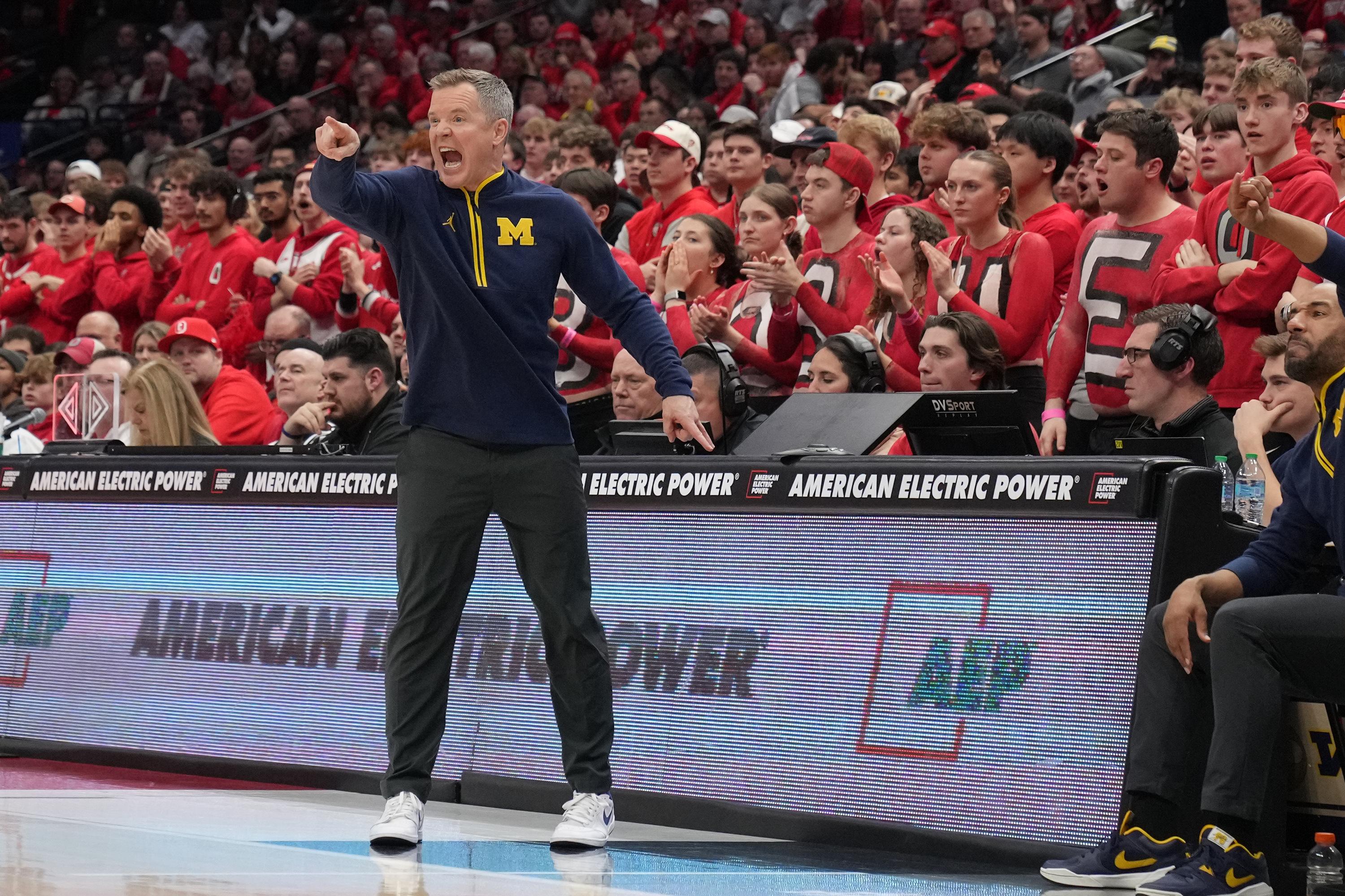 COLLEGE BASKETBALL: FEB 16 Michigan at Ohio State