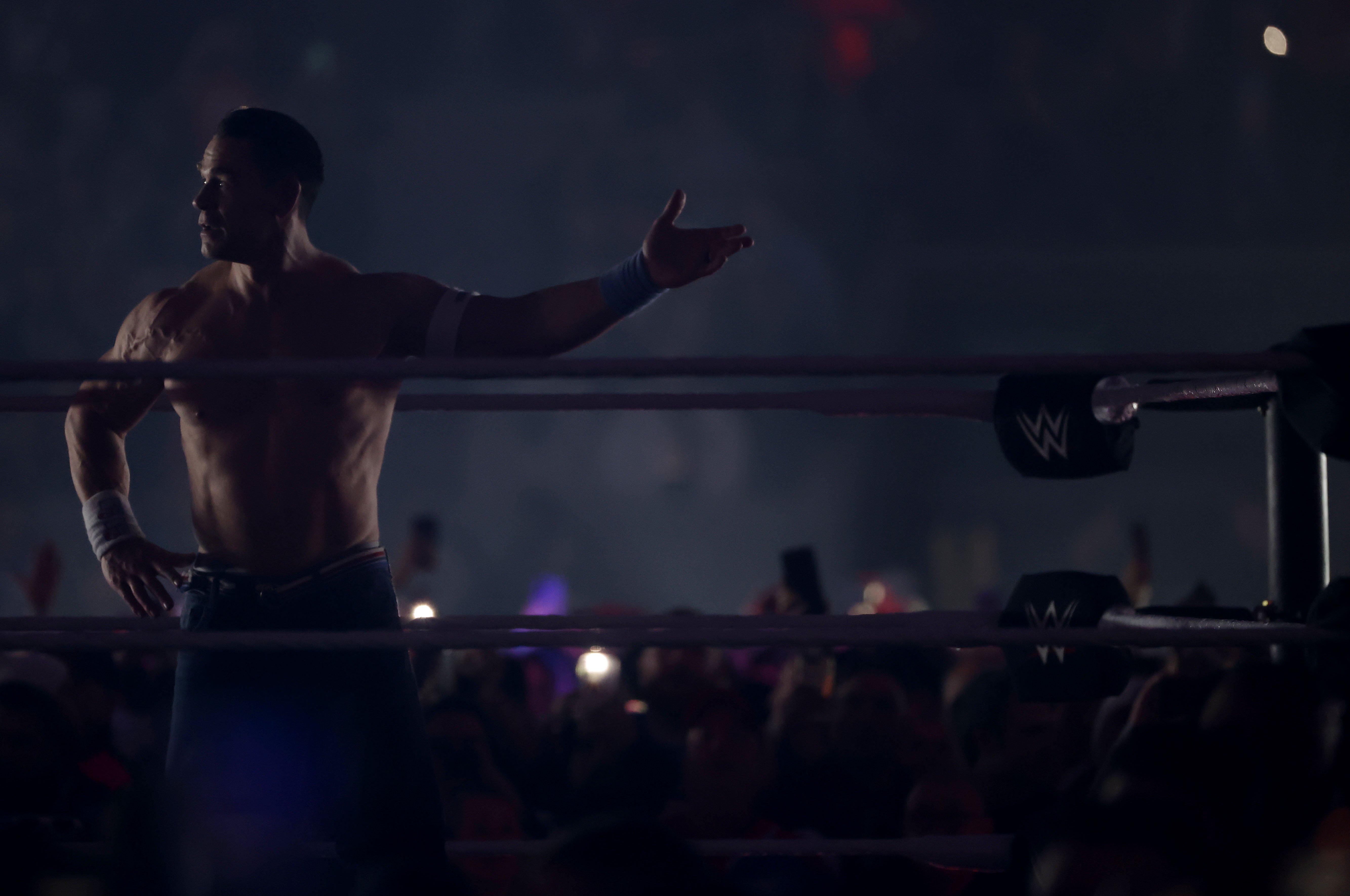 the WWE Elimination Chamber event with an underlying story line of his Farewell Tour from professional wrestling