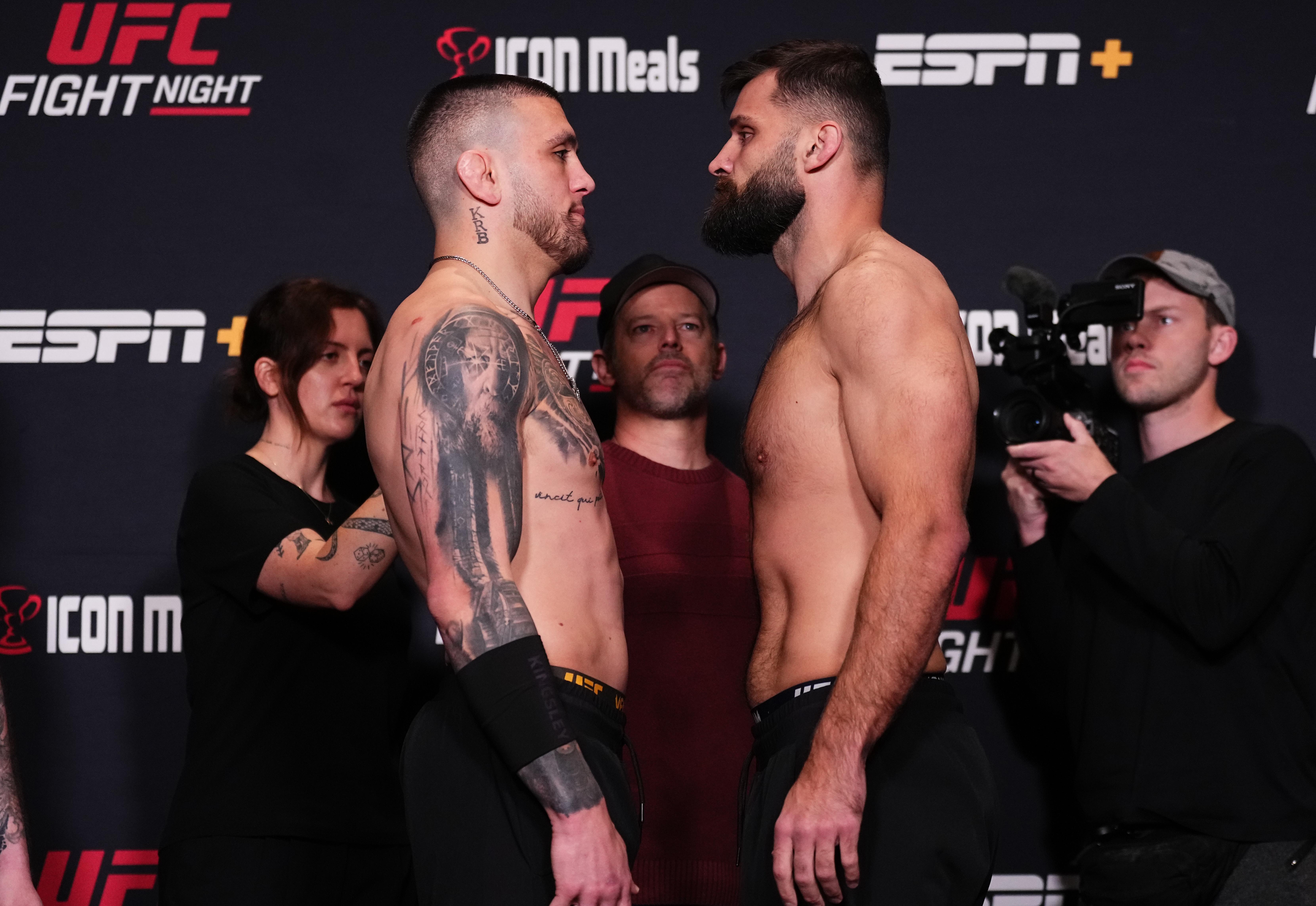 UFC Fight Night: Kape v Almabayev Weigh-In