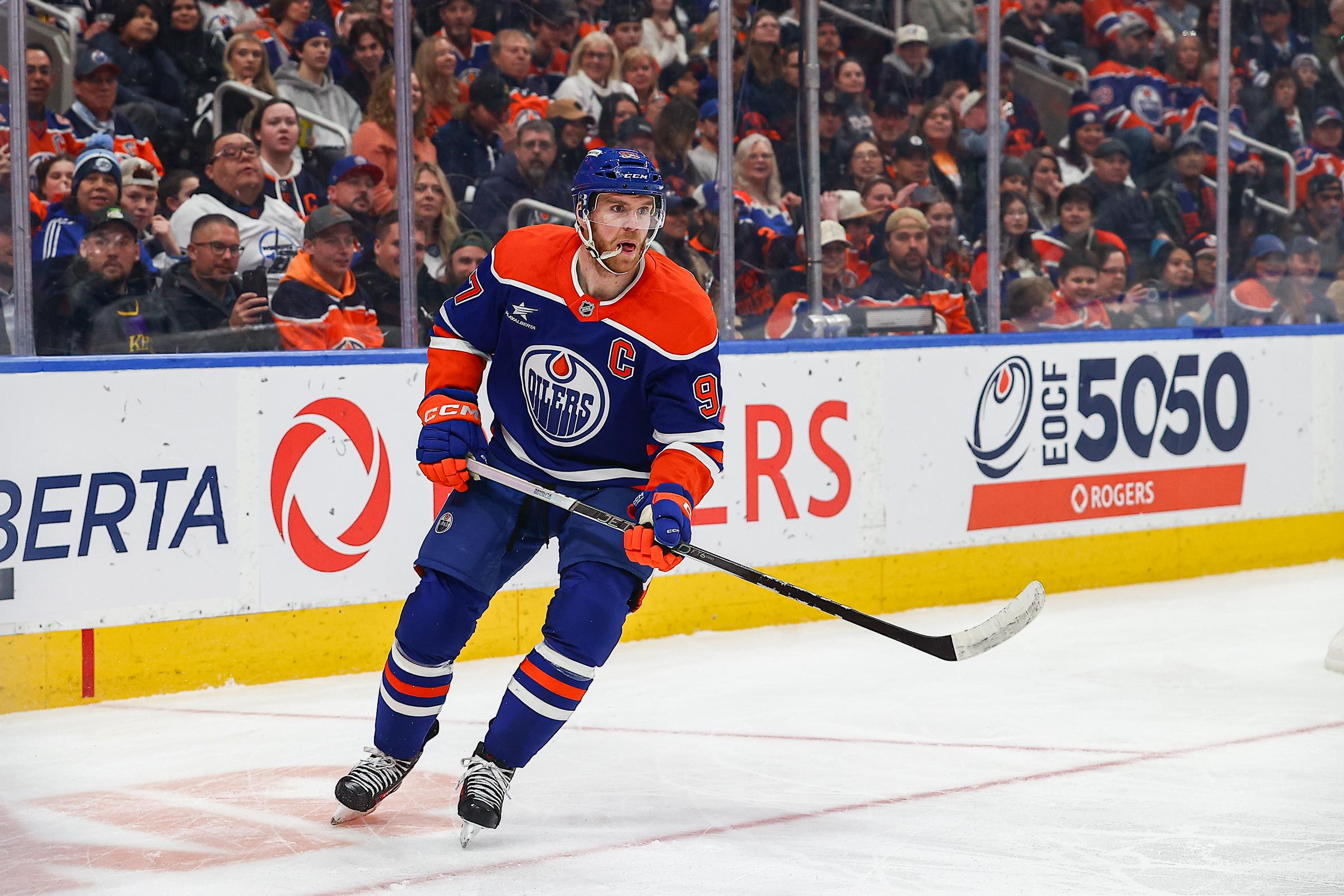 NHL: MAR 20 Jets at Oilers