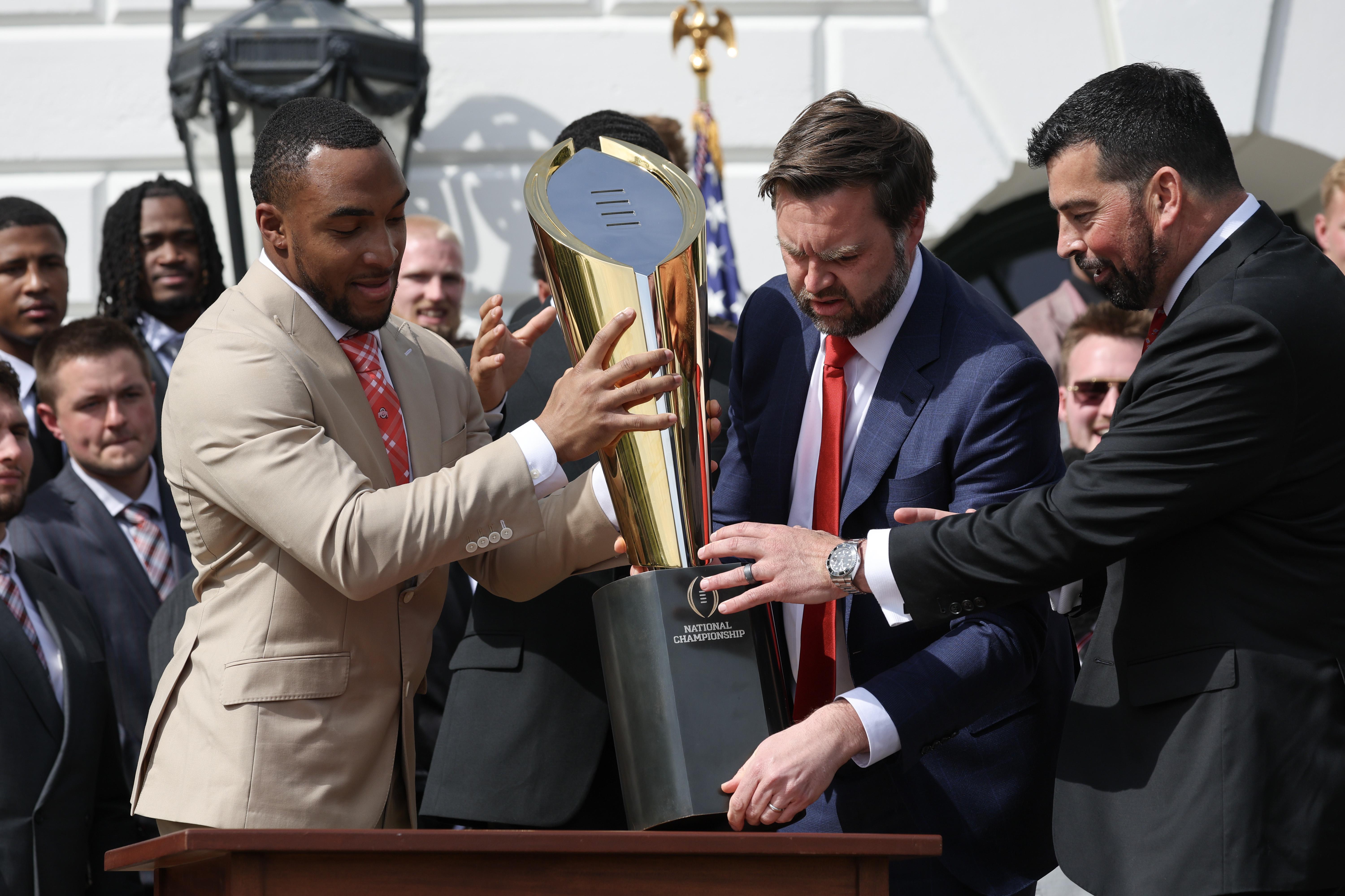 President Trump Congratulates 2025 College Football National Champion Ohio State University Team