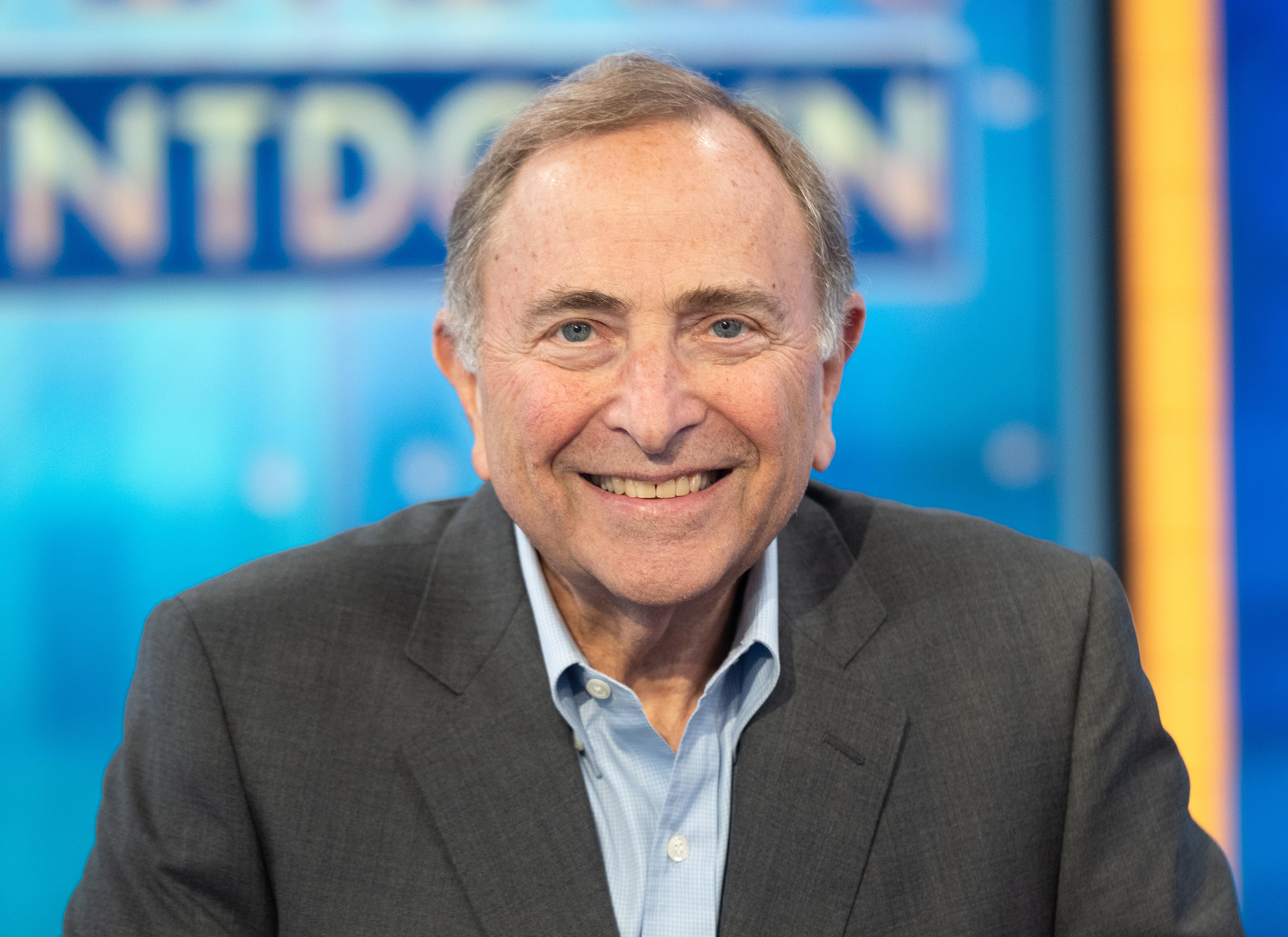 Gary Bettman Visits "The Claman Countdown"