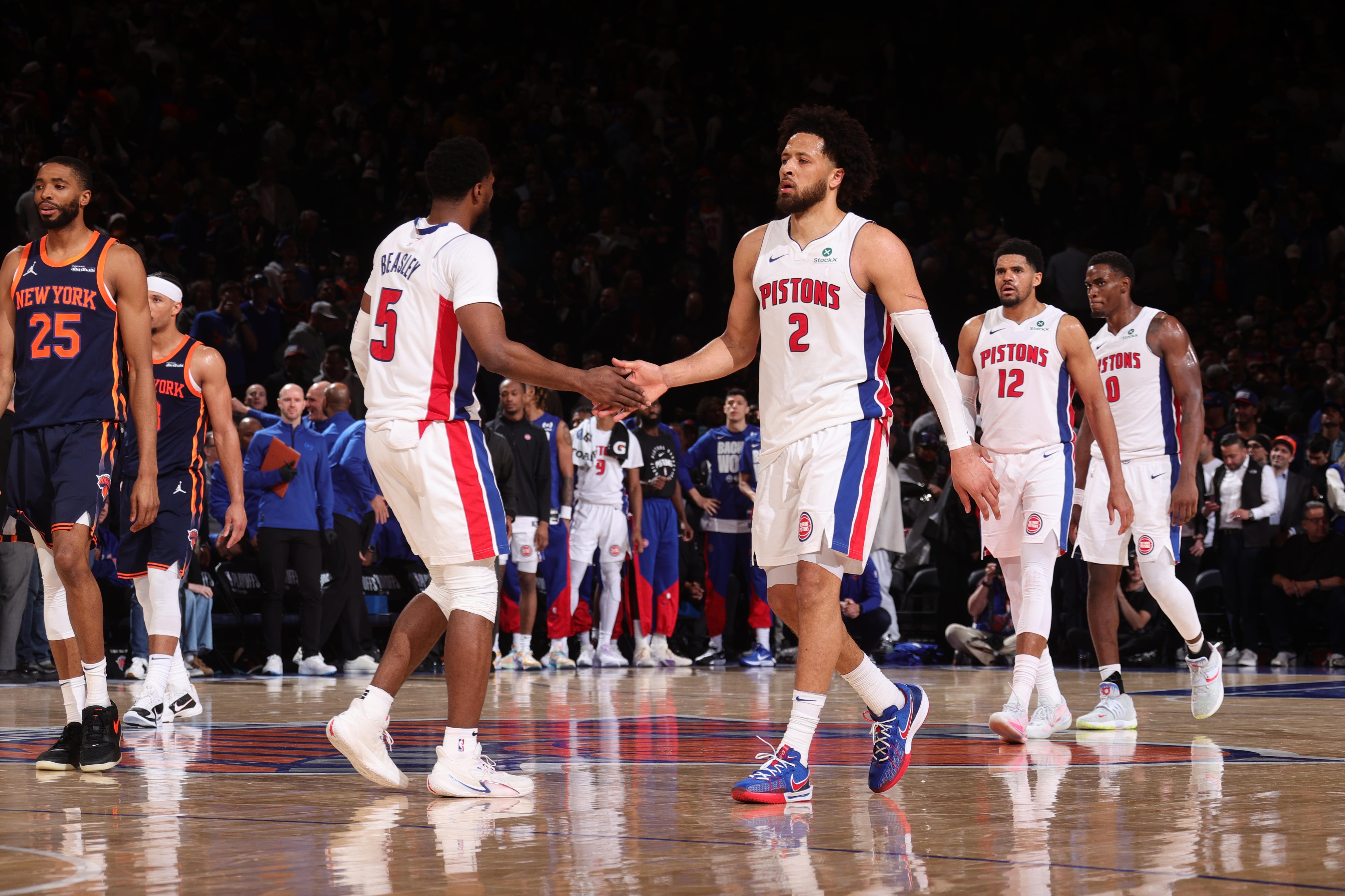 2025 NBA Playoffs - Detroit Pistons v New York Knicks - Game Two