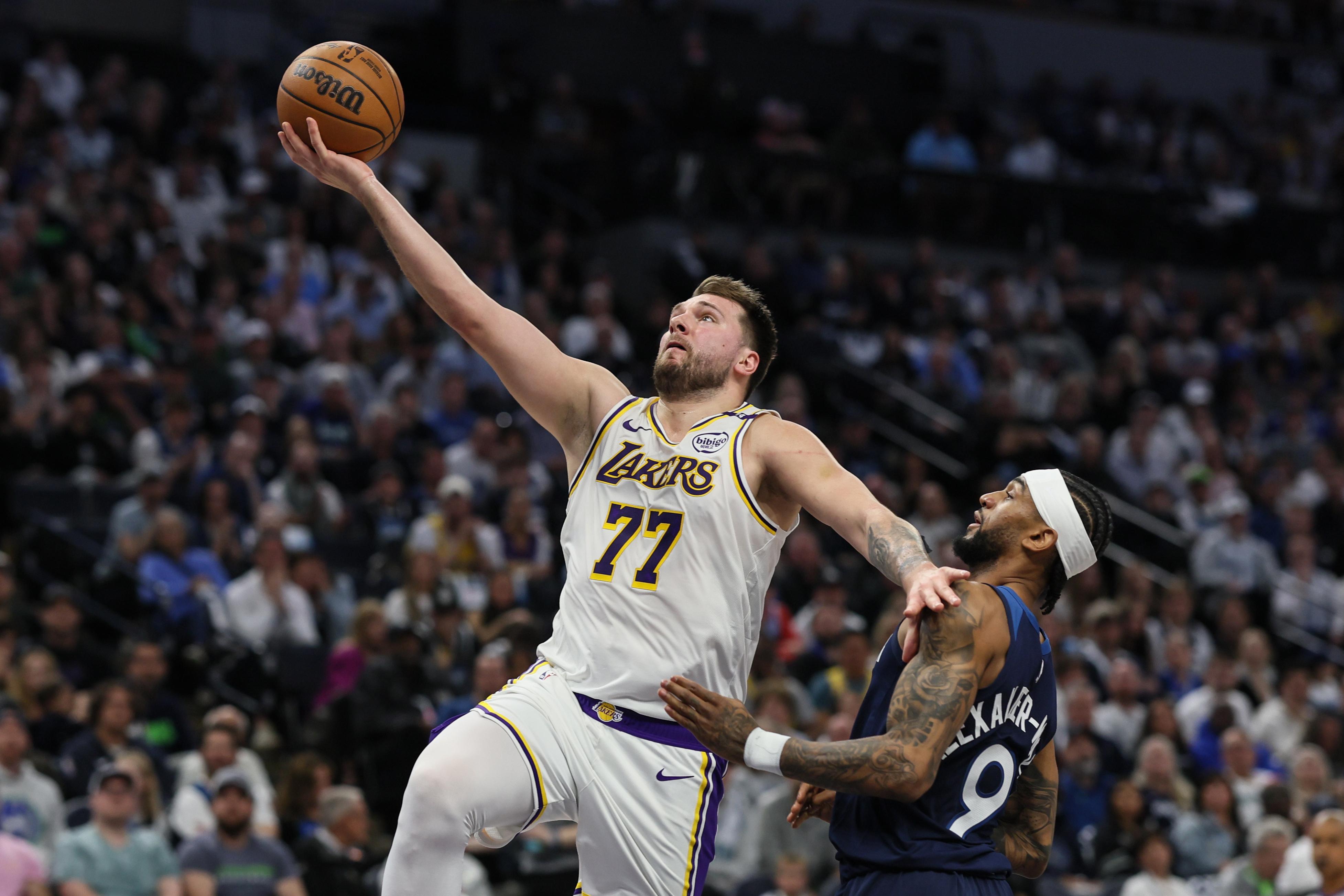 Lakers, Timberwolves, game four of the NBA playoffs.