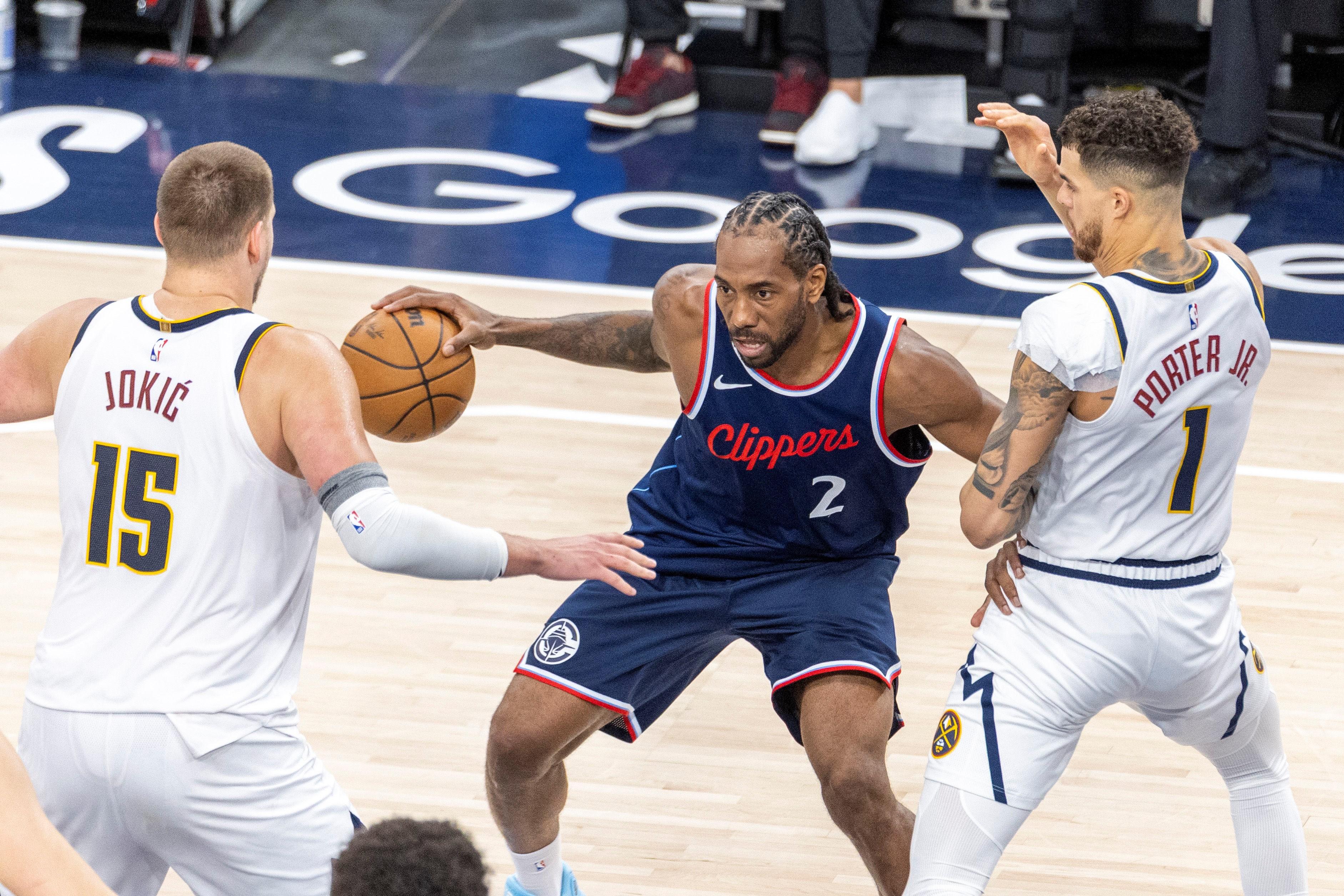 U.S.-LOS ANGELES-BASKETBALL-NBA-CLIPPERS VS NUGGETS
